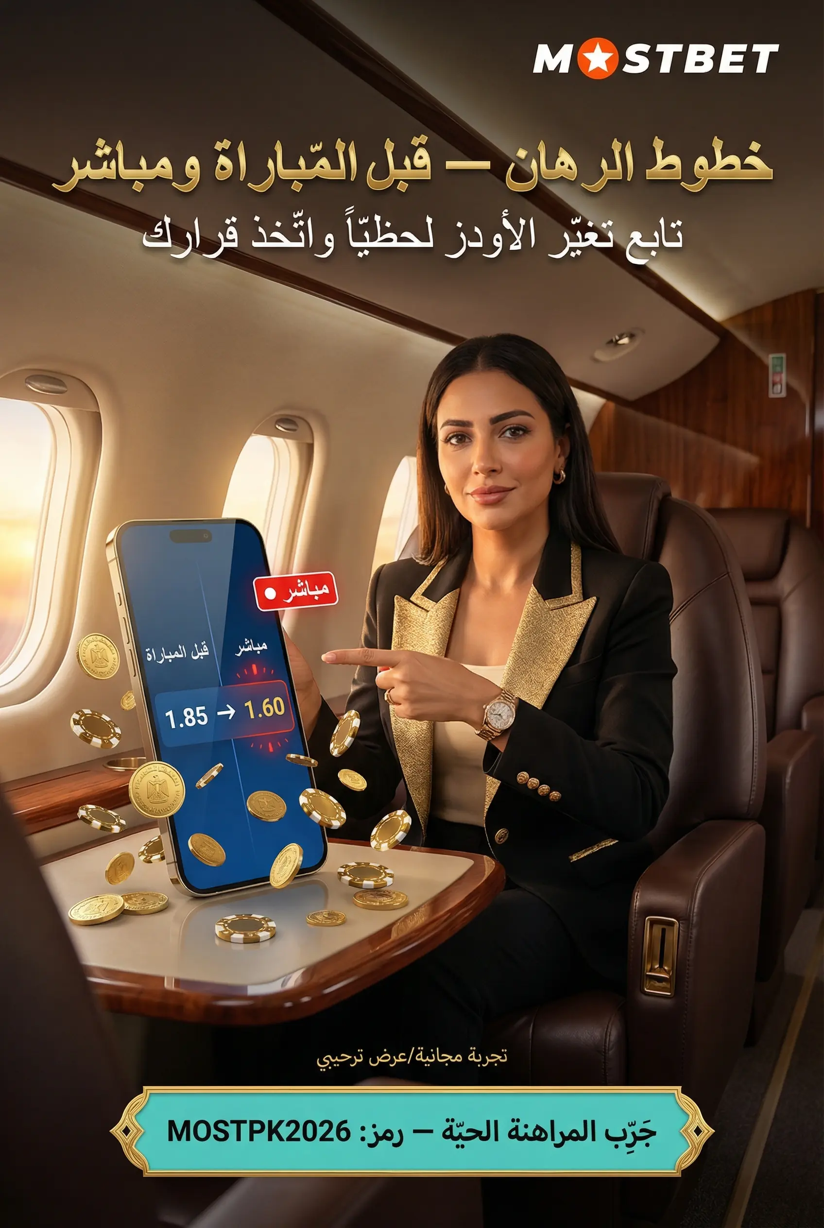 شرح خطوط الرهان في Mostbet