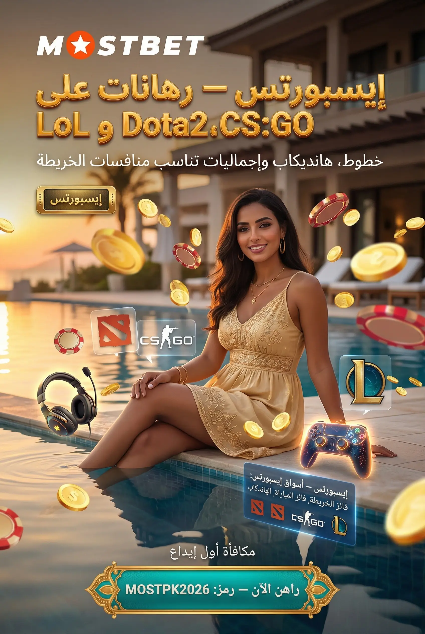 مراهنات الإيسبورتس في Mostbet
