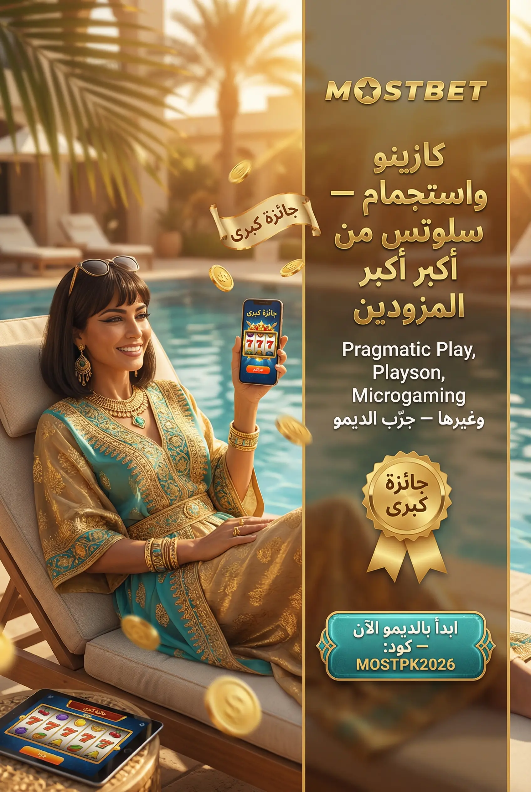 صورة توضيحية لكازينو Mostbet والسلوتس